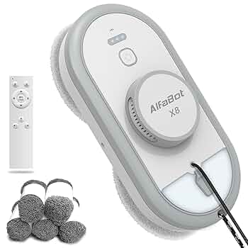 窓拭きロボット　AlfaBot X6 Amazon | AlfaBot X6 窓掃除ロボット 窓掃除 ロボット 窓用 窓